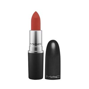 M.A.C. Powder Kiss Lipstick “Devoted To Chili” Matte Brick Red NIB